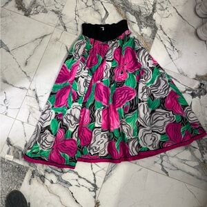 Floral Print Women's Maxi Skirt